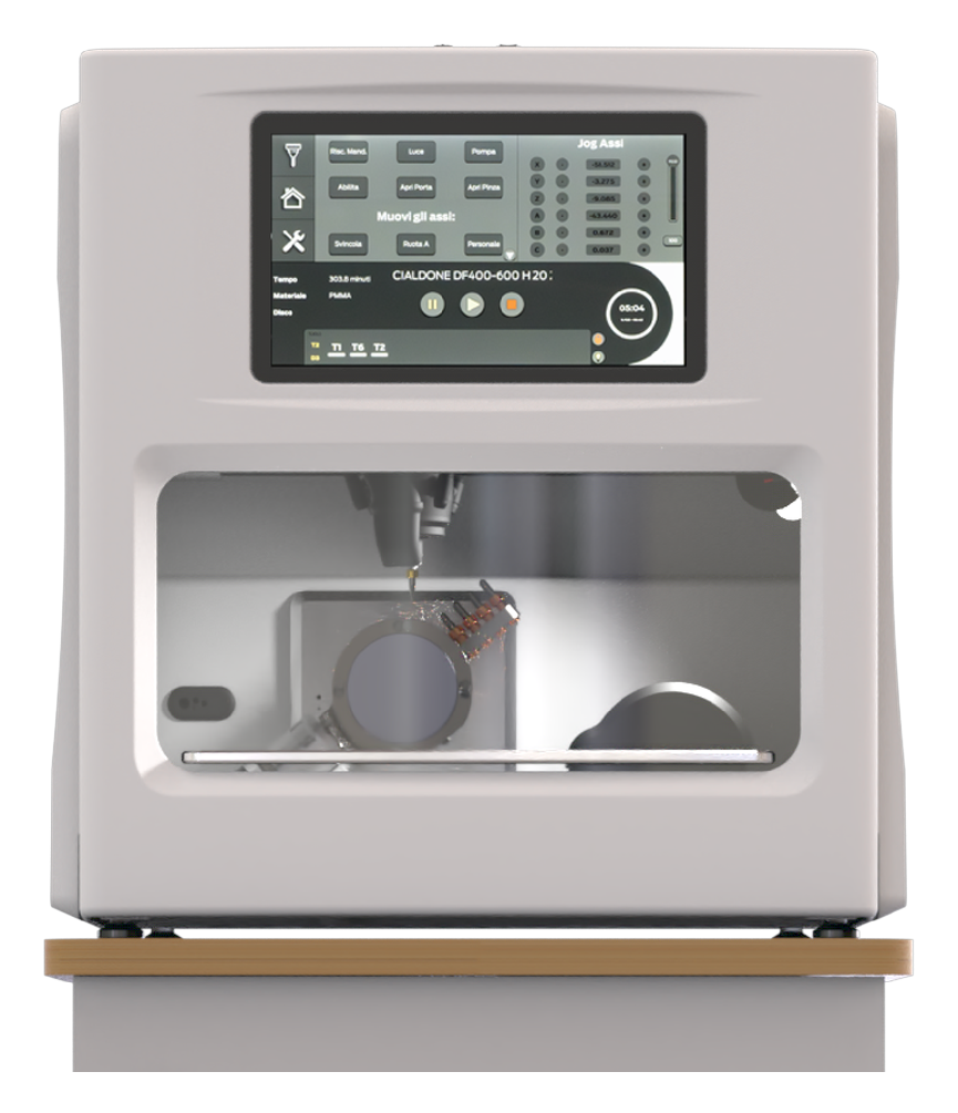 Hybrid Power Line DF250 – DENTAL FOUR, Fräs- und Schleifmaschinen