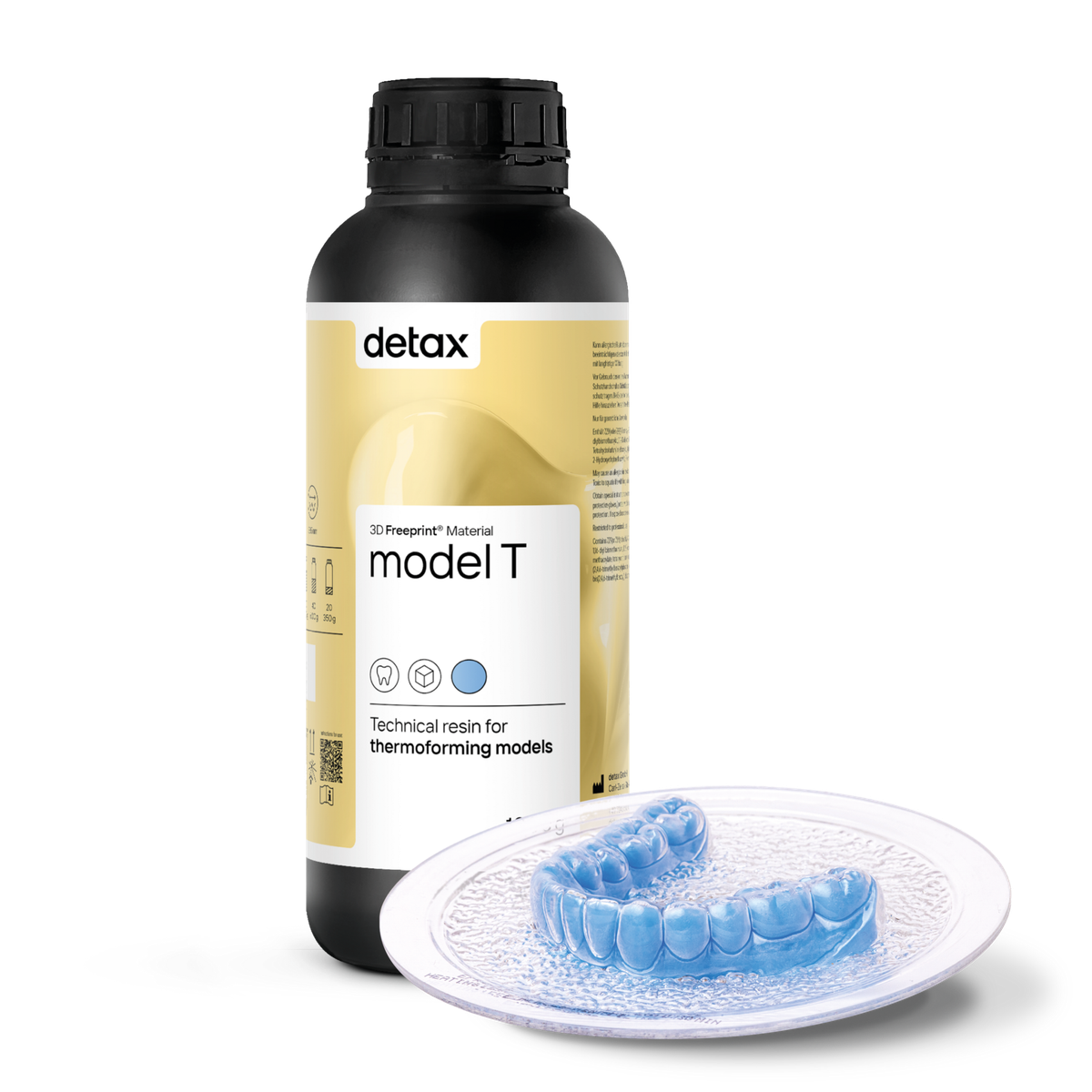 dx model T – DETAX, Druckharze