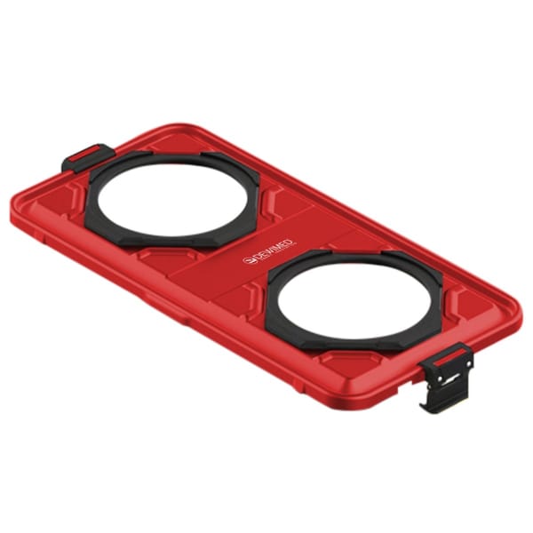 container lid red, 602 x 285 mm 1 / 1 window model 88.612.40D