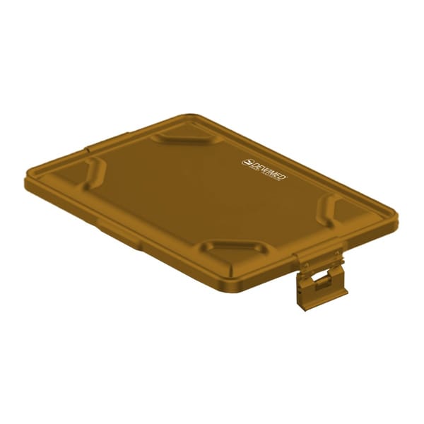 container lid bronze, 365 x 255 mm large dental model non-perforated 88.616.97