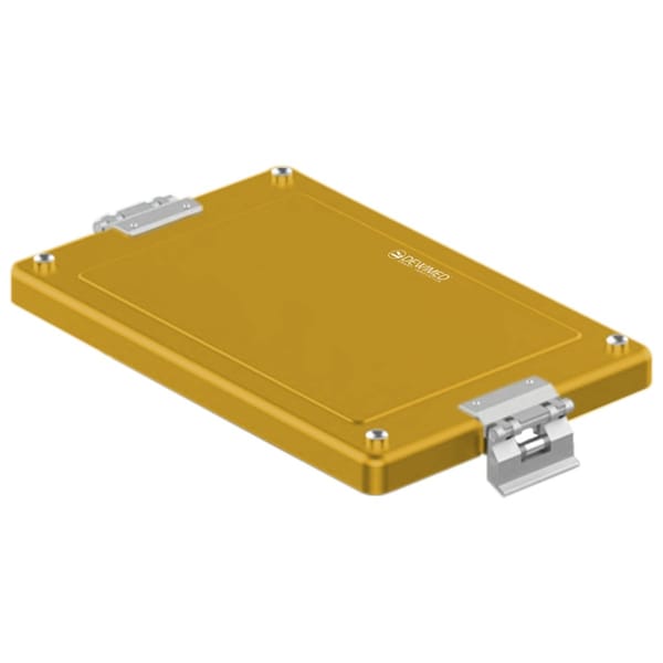 container lid yellow, 325 x 192 mm dental model non-perforated 88.618.71