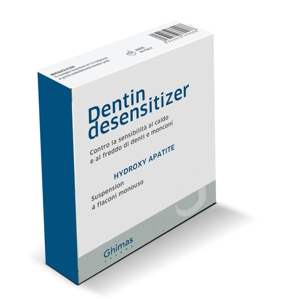 Dentin-Desensibilisator – Ghimas S.p.A., Prophylaxe, Patienteninfo, Bleaching