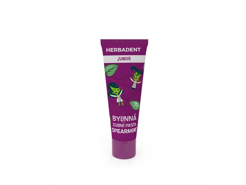 HERBADENT JUNIOR Herbal Toothpaste SPEARMINT 75 g – HERBADENT, Zahnpasta