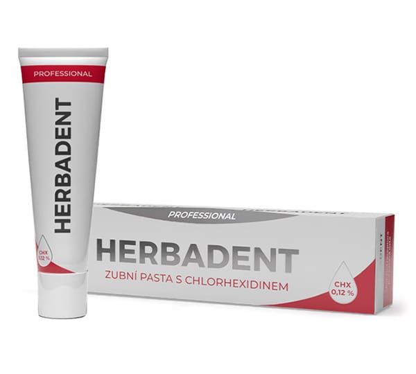 HERBADENT PROFESSIONAL Zahnpasta mit 0,12 % CHX 40 g