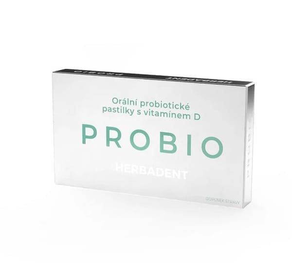 HERBADENT PROBIO, Orale Probiotika-Lutschtabletten mit Vitamin D