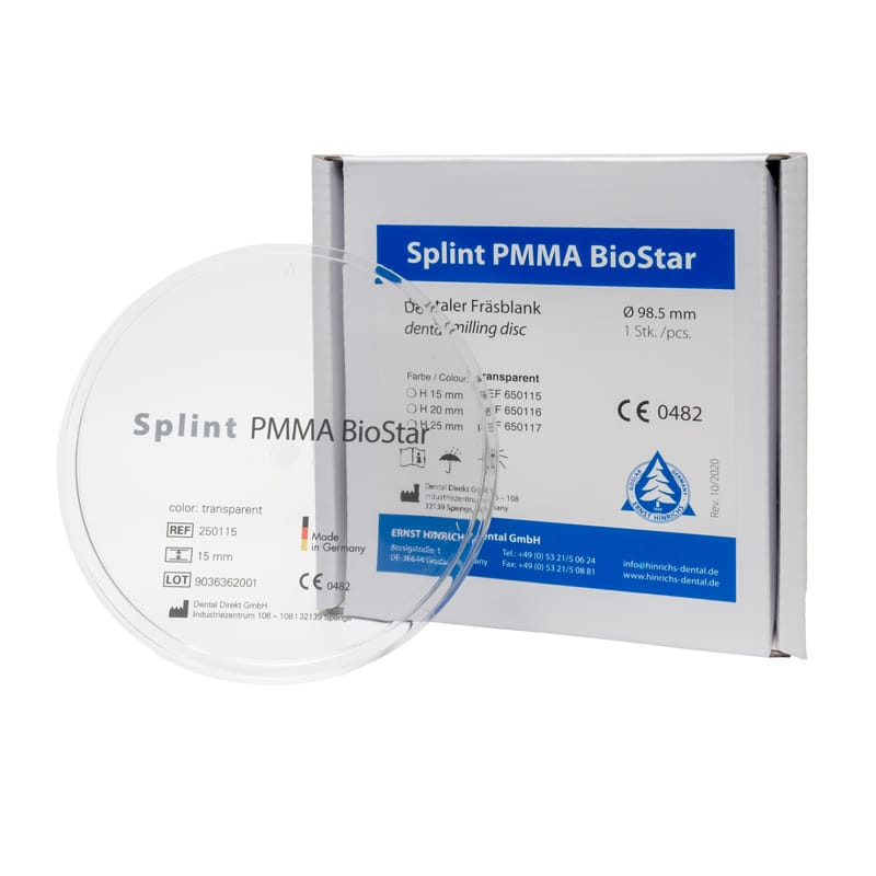 Splint PMMA BioStar – ERNST HINRICHS Dental, Sonstige Schienen
