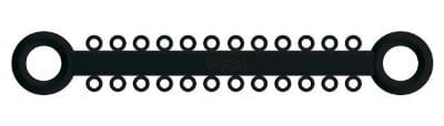 Ligatur O-Ties Schwarz - PK/1008