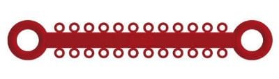 Ligatur O-Ties Rot - PK/1008