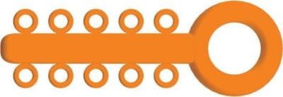 Mini Ligatur-O-Ties Orange – VE/1000
