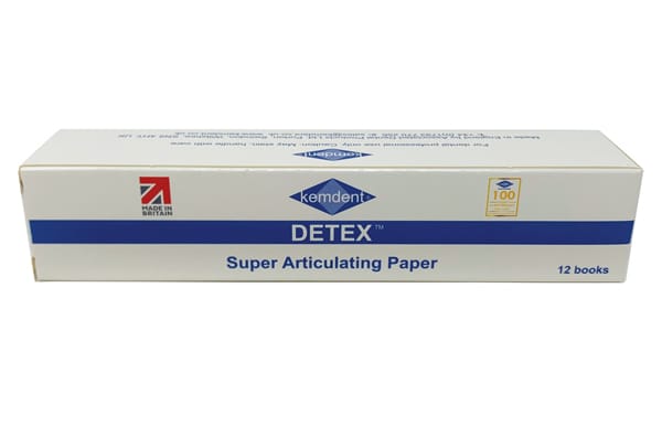 Detex Articulating Paper – Associated Dental Products Limited Kemdent, Artikulationspapier,-seide,-band