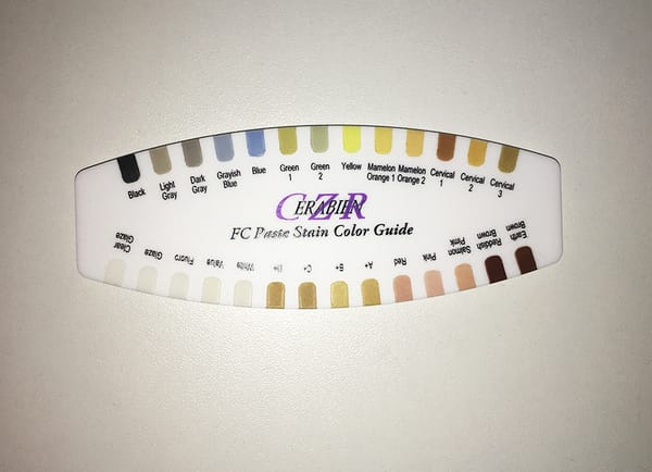CZR FC Paste Stain Color Guide (27 colors)