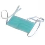 Tie on surgical face mask