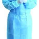 Blue assit gown