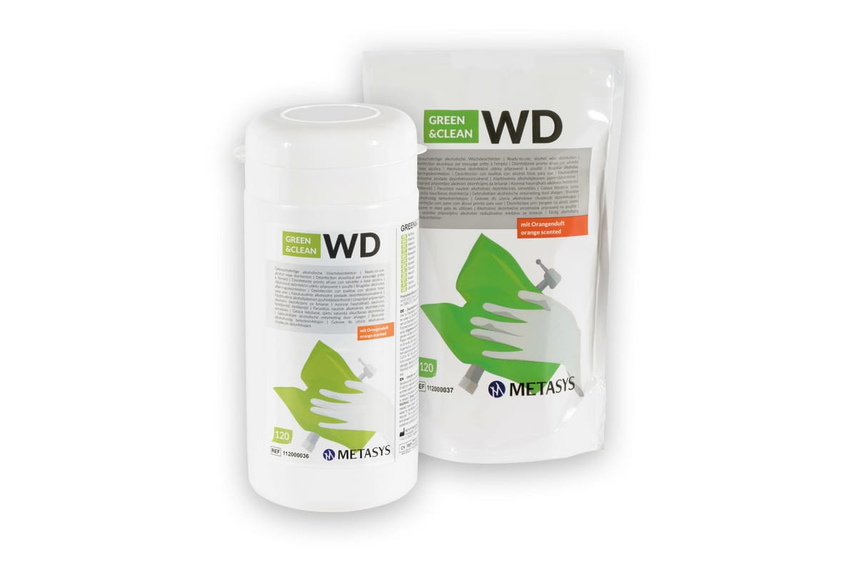 GREEN&CLEAN WD – METASYS Medizintechnik, Desinfektion