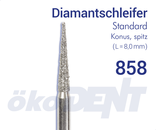 Standard-Diamant 858 - Konus, spitz