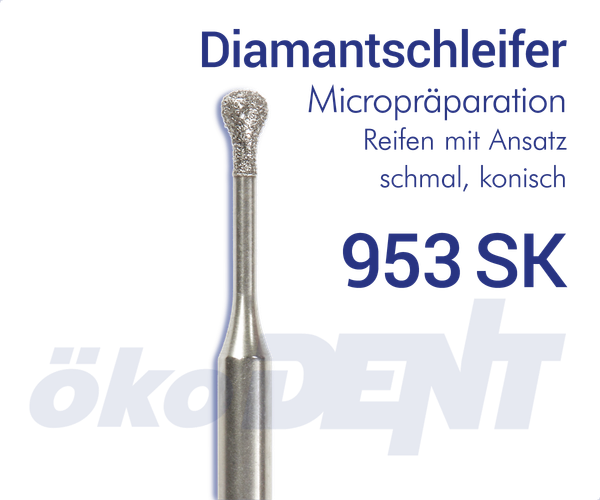 Micro-Diamant 953SK - Reifen mit Ansatz, schmal, konisch