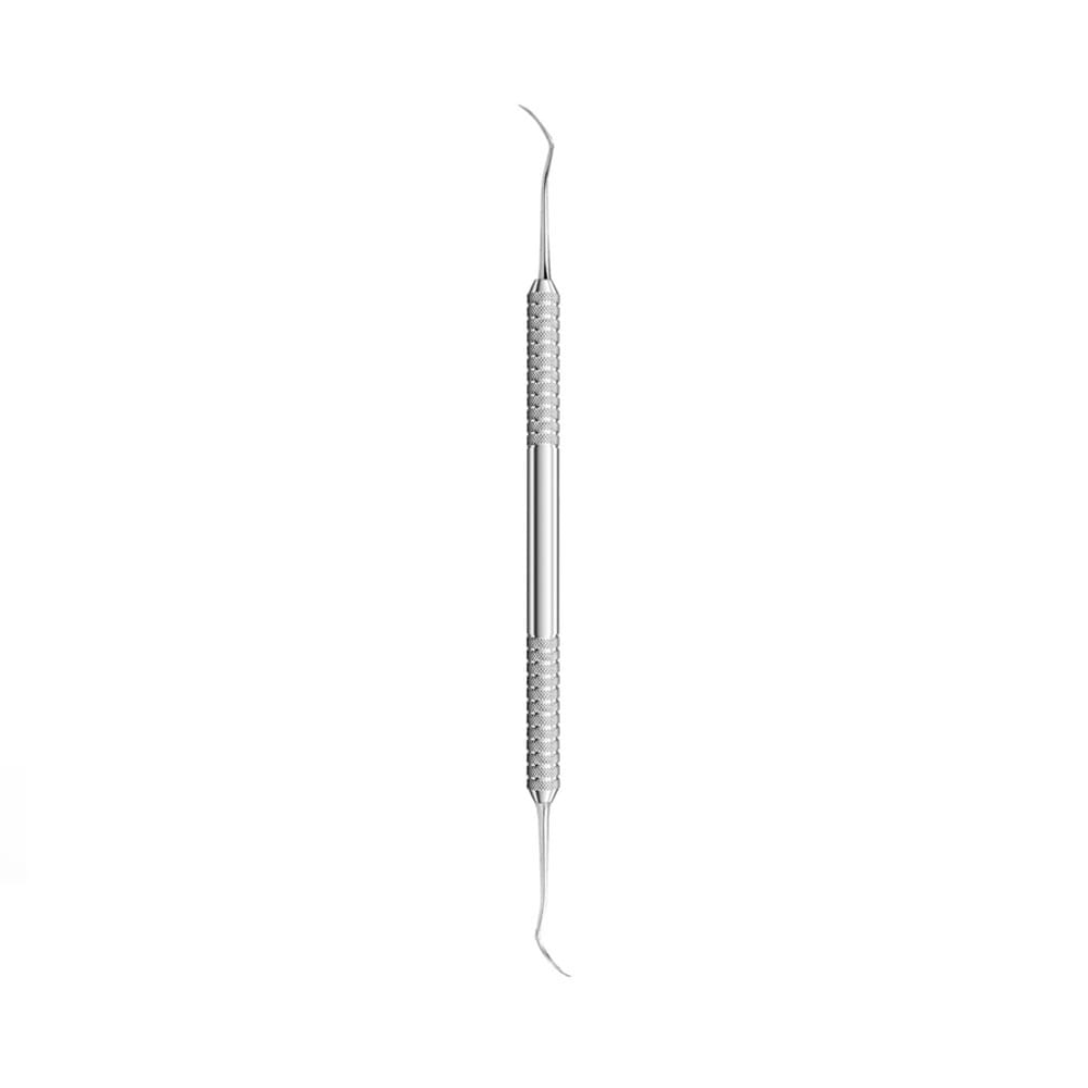 Levy Carver, 1mm x 10mm lange, leicht gebogene Klingen, massiver Griff – Precision Dental, Füllungsinstrumente