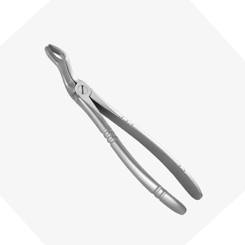 Extraktionszange mit rutschfestem Profil für obere Weisheitszähne beidseitig – Precision Dental, Extraktionszangen