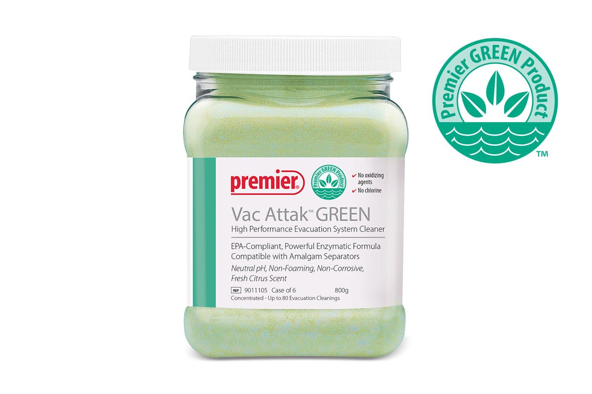 Vac Attak™ GREEN – Premier Dental, Absauganlagendesinfektion