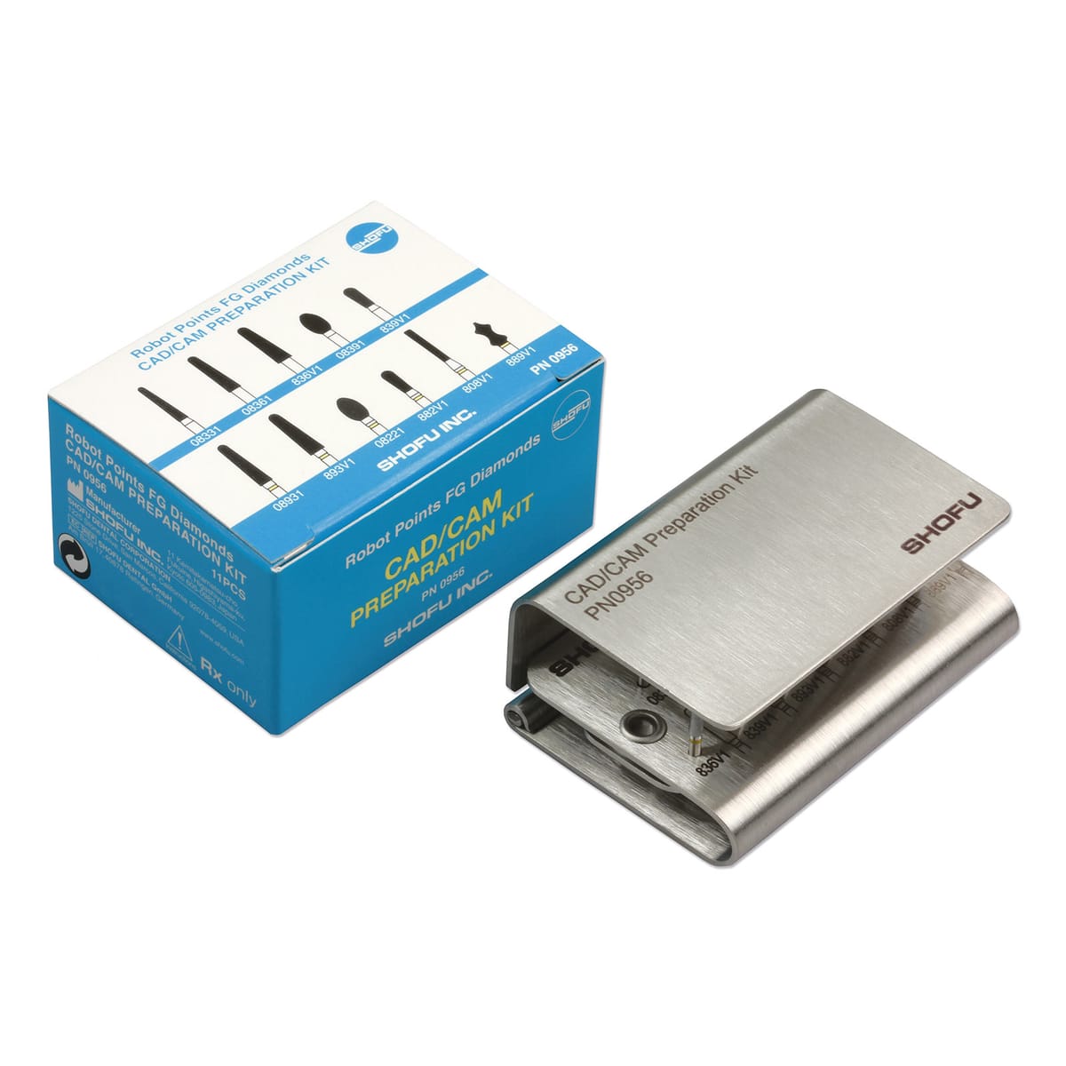 CAD/CAM Preparation Kit – Shofu Dental, Bohrerständer
