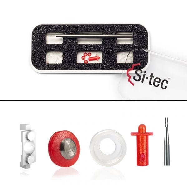 TK-Snap rund Testset – Si-tec, Geschiebe
