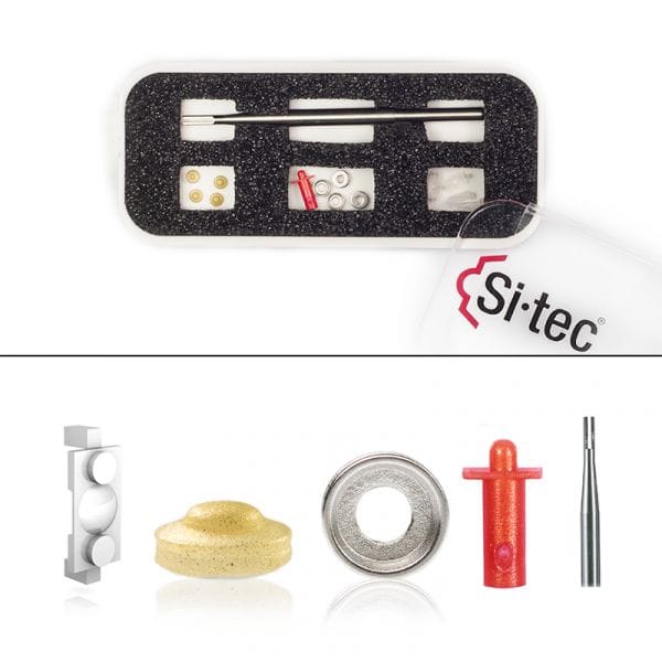 TK-Snap rund Testset Abhebetechnik – Si-tec, Geschiebe