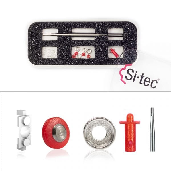 TK-Snap rund Testset – Si-tec, Geschiebe