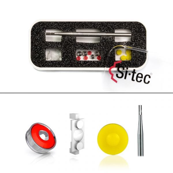 TK-Snap rund Testset für Einstückguss – Si-tec, Geschiebe