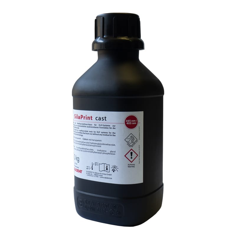 SilaPrint cast rot - 1.000g – SILADENT Dr. Böhme & Schöps, Guss