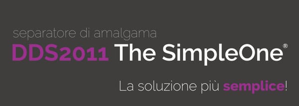 Separatore di Amalgama DDS2011 The Simple One