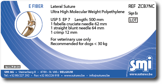 E - FIBER UHMWPE – SMI SUTURES, Nahtmaterial
