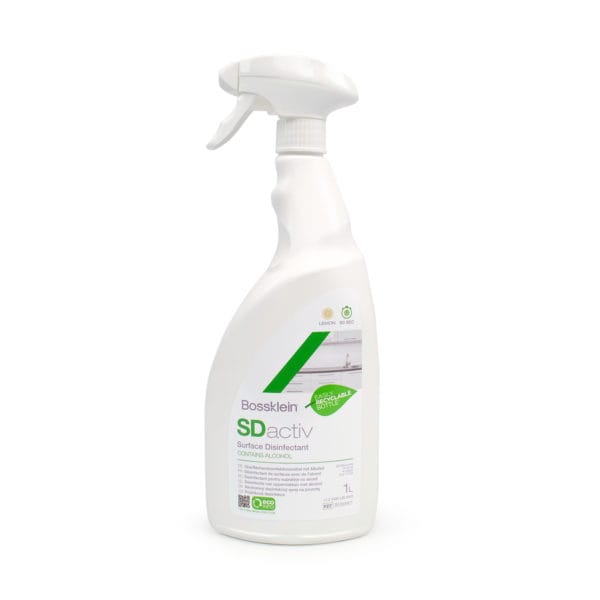 SDactiv Flächendesinfektionsspray 1L Pumpsprühflasche Zitrone – Topdental Products Ltd., Flächendesinfektion