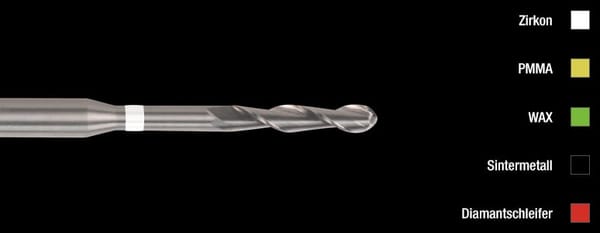 Fräser CAD/CAM 2 L Zirkon (3mm)