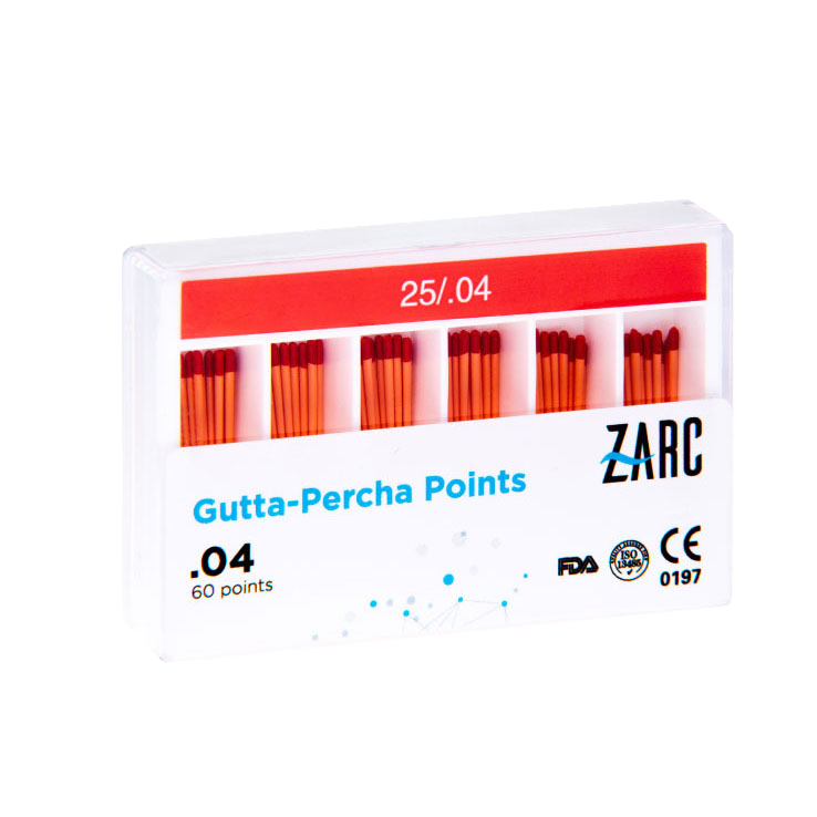 Guttapercha Zarc – zarc4endo s.a, Guttaperchaspitzen - Kunststoffspitzen