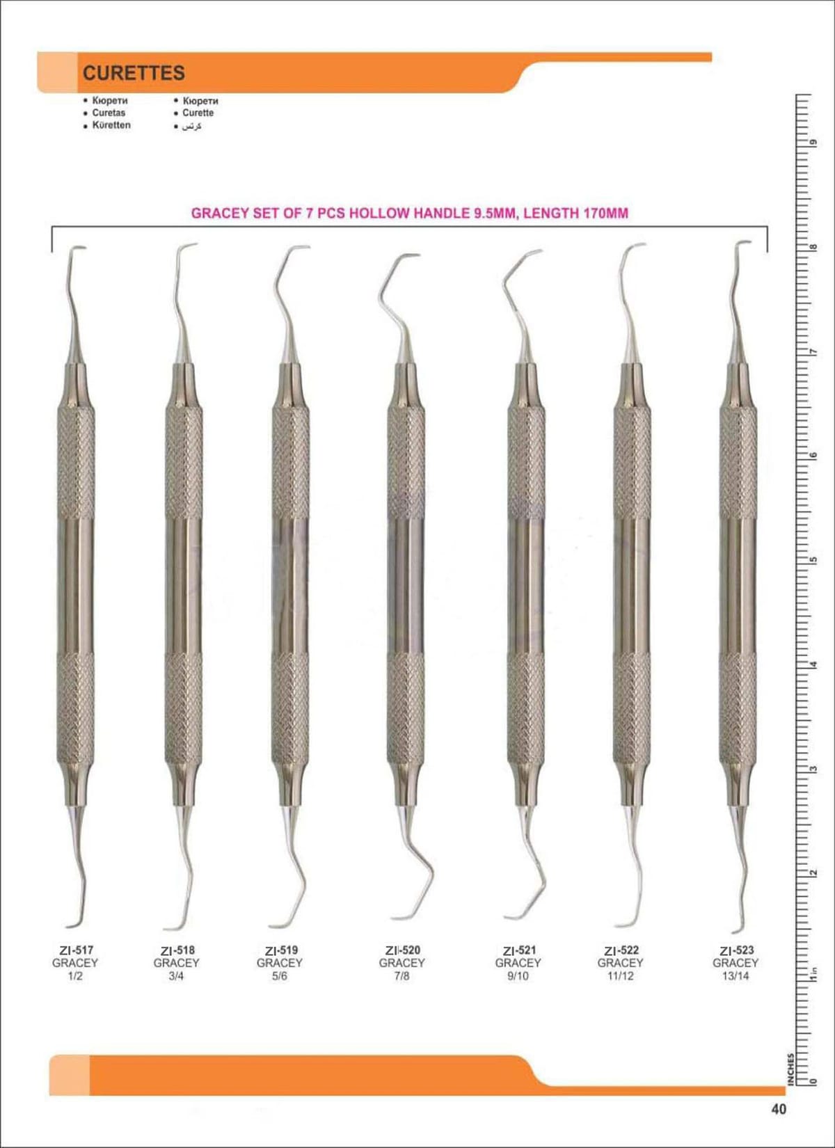 Curettes ZI-517 – Zaryab Instruments, Küretten