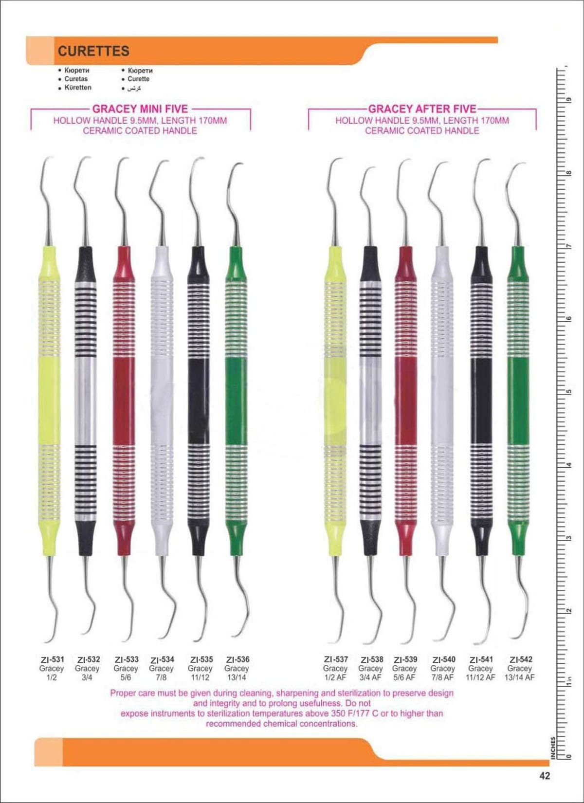 Curettes ZI-531 – Zaryab Instruments, Küretten