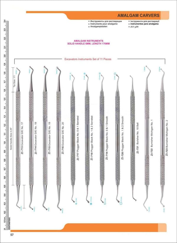 Amalgam Carvers ZI-702
