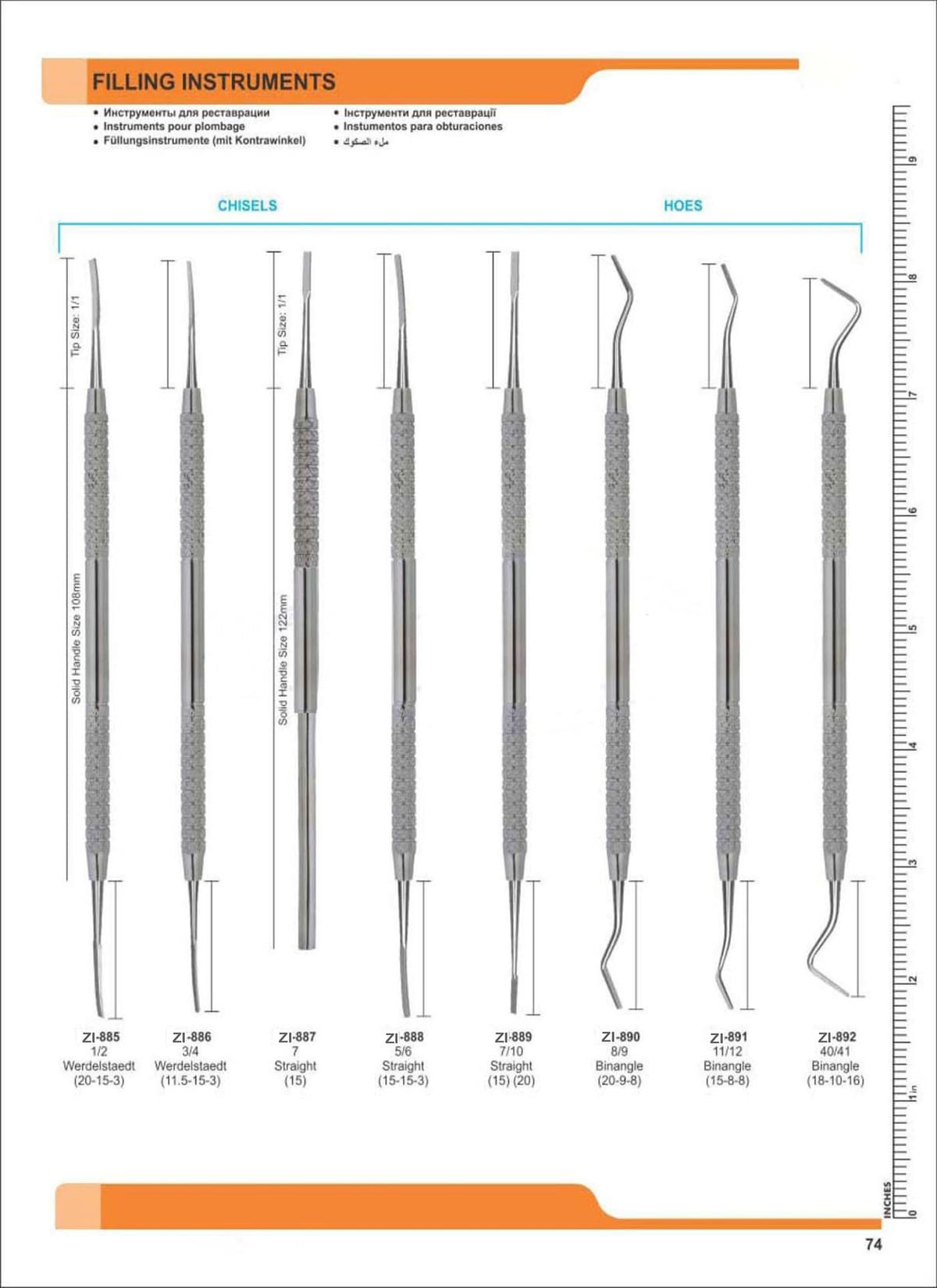 Filling Instruments ZI-885 – Zaryab Instruments, Sonstige Füllungsinstrumente