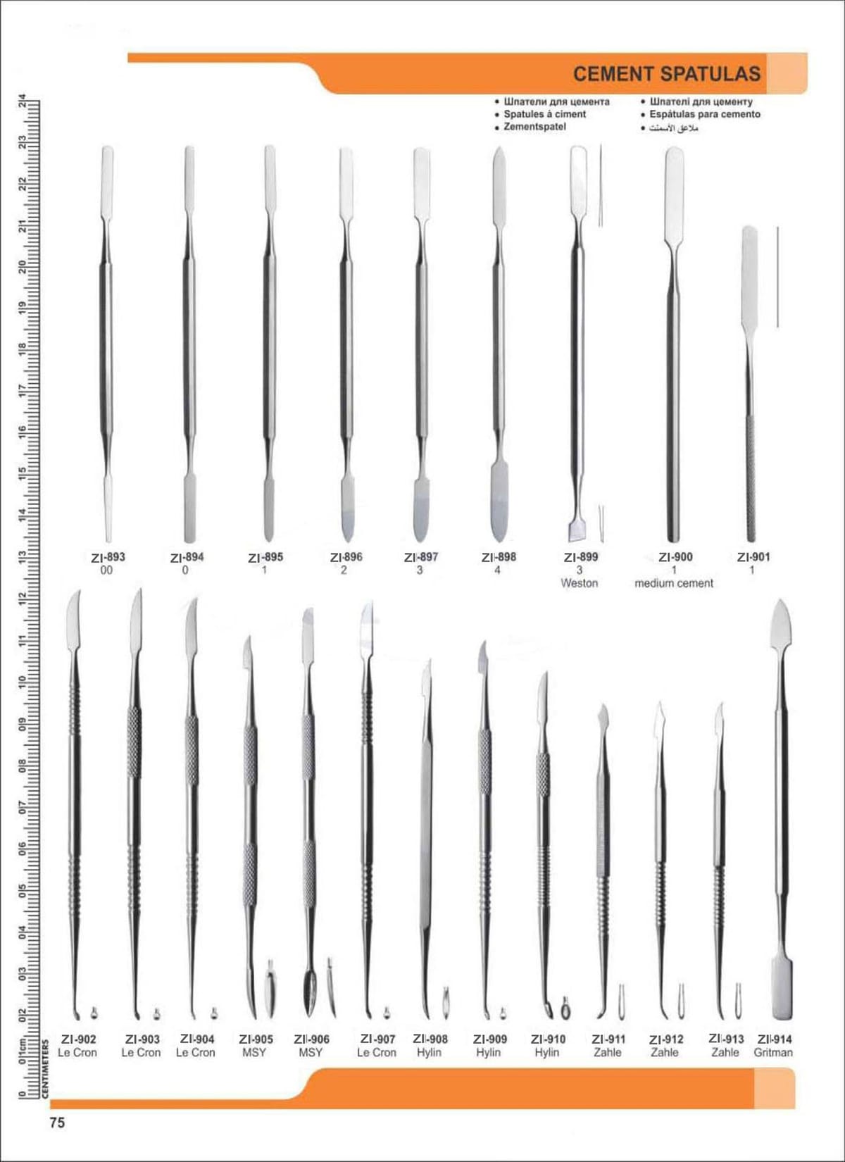Cement Spatulas – Zaryab Instruments, Heidemannspatel