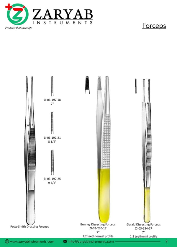 Forceps ZI-03-192-18