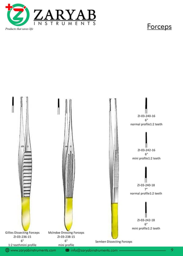 Forceps ZI-03-236-15