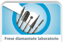 Diamantfräser für das Dentallabor