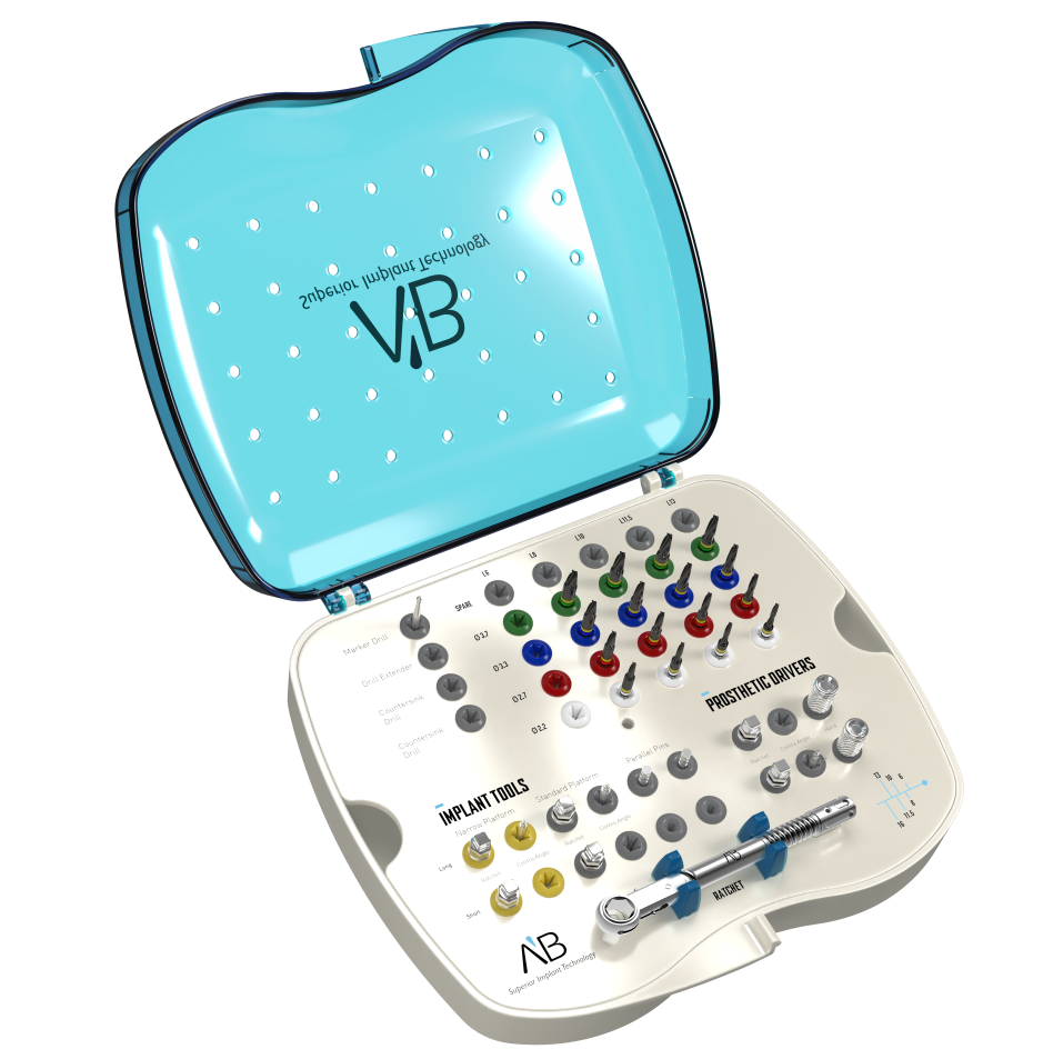 TKDC Stoppered coated conical drill surgical kit – AB Dental Devices Ltd., Instrumente / Zubehör