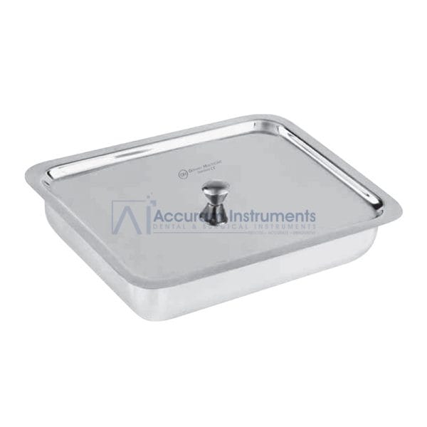 Tray -Hollowware Instruments Tray with LID – Accuram Instruments, Trays, Sterilcontainer und Zubehör