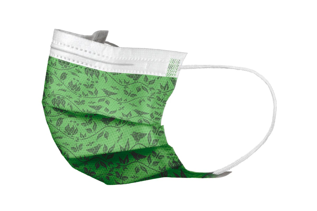 Paradise Edition Face Mask - Fresh Green – Akzenta International SA, Mundschutz