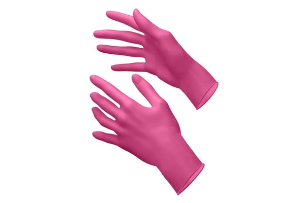 Nitrile Gloves - Fuchsia (M)