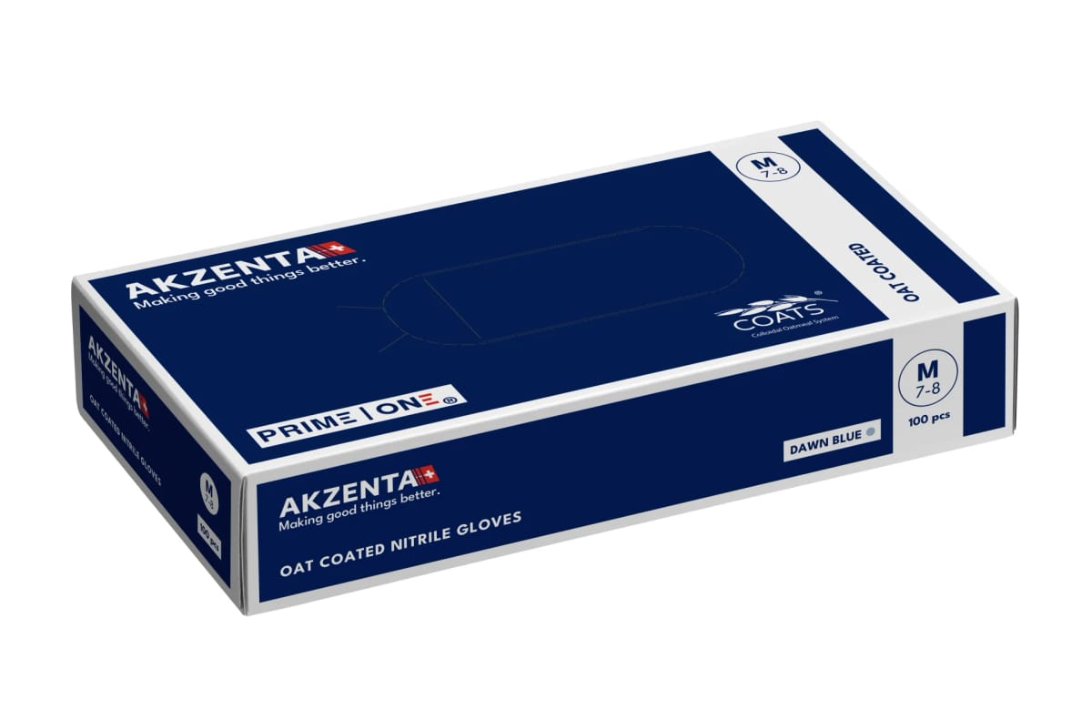 Oat Coated Nitrile Gloves Supreme Style – Akzenta International SA, Arbeitskleidung - Arbeitsschutz