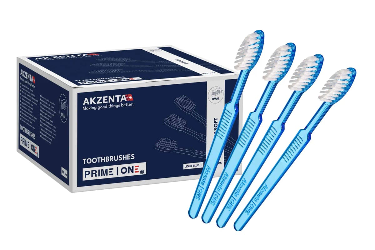PRIME ONE | TOOTHBRUSHES - Light Blue – Akzenta International SA, Zahnbürsten