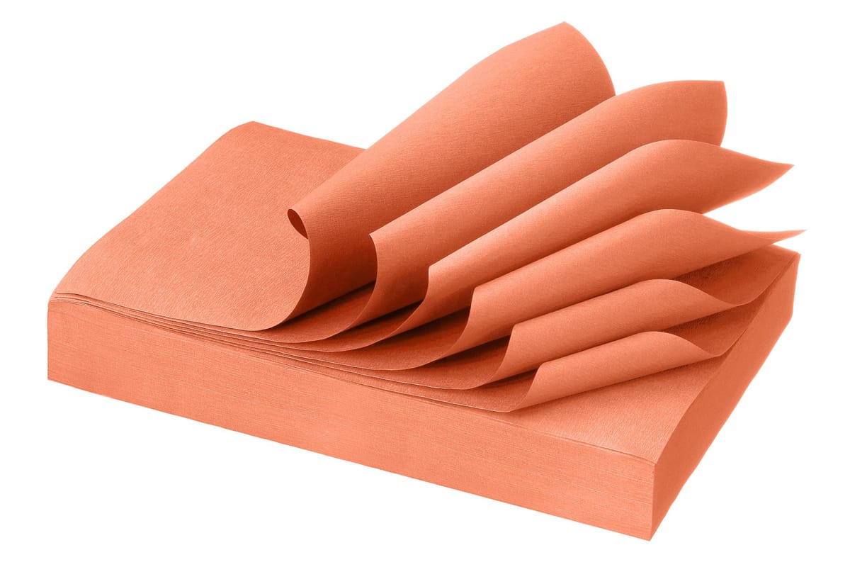 Tray Paper Orange – Akzenta International SA, Einwegartikel