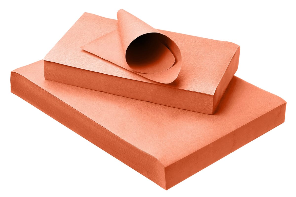 Tray Paper Orange 18 x 28 cm – Akzenta International SA, Einwegartikel